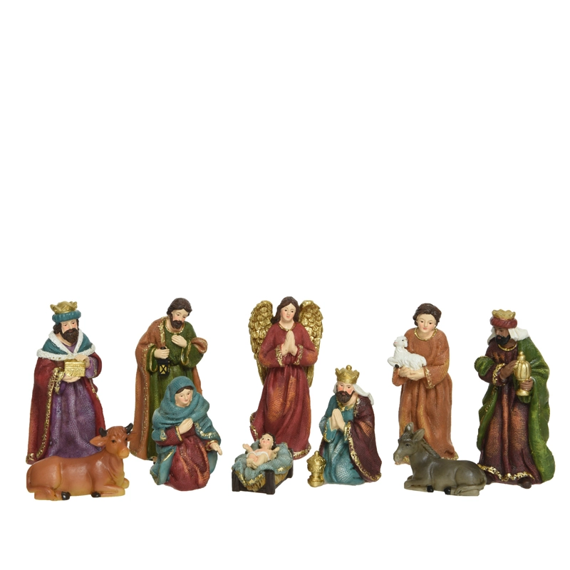 Kerststal Set 10-delig Baby Dieren