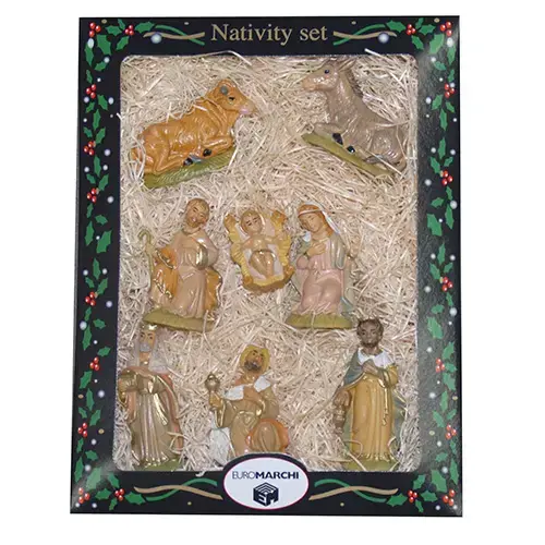 Kerstgroep 8-delig - 8 cm