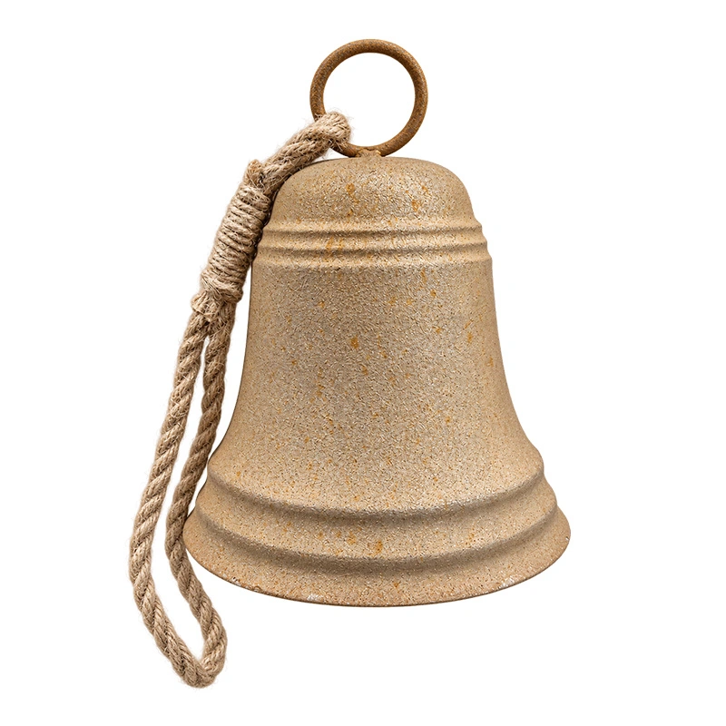 Kersthanger Christmas Bell Bruin - 11x13 cm