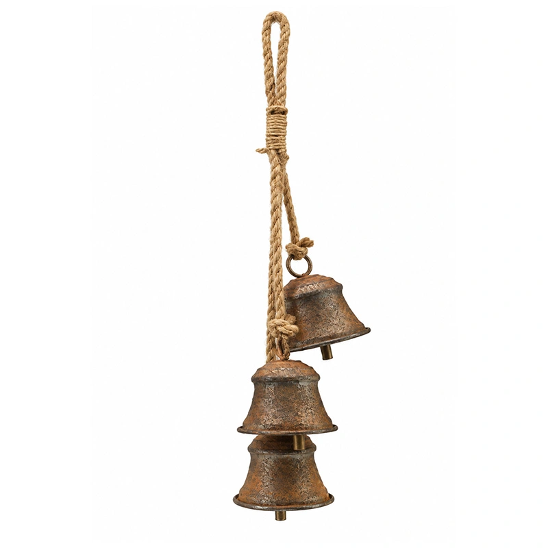 Kersthanger Christmas Bell Bruin - 14,5x7x54 cm
