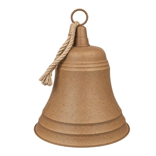 Kersthanger Christmas Bell Bruin - 31x44 cm