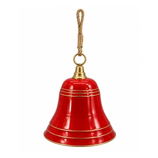 Kersthanger Christmas Bell Rood - 51x64 cm