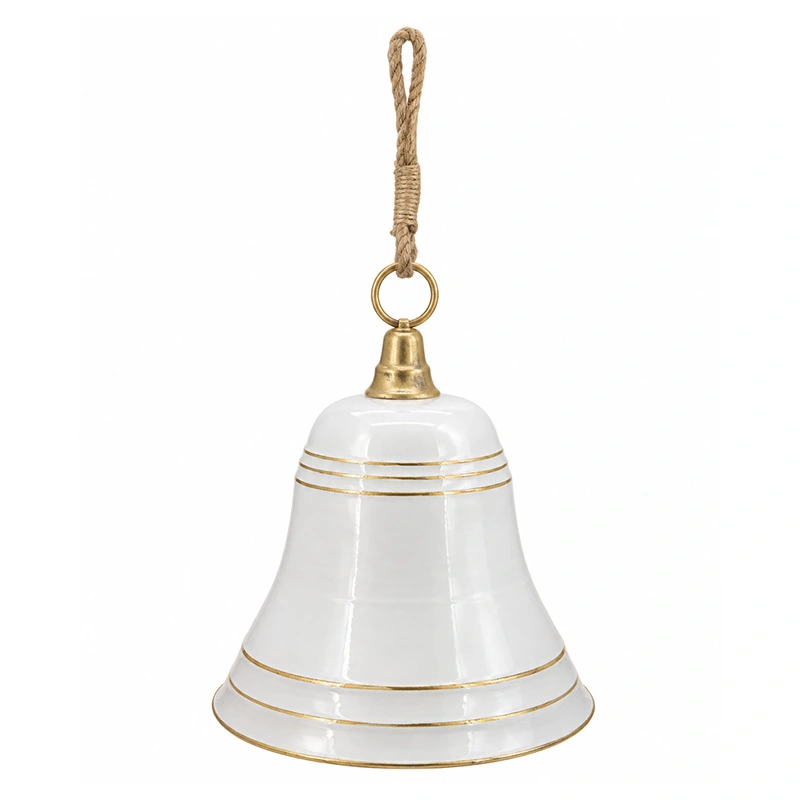 Kersthanger Christmas Bell Wit - 40x51,5 cm