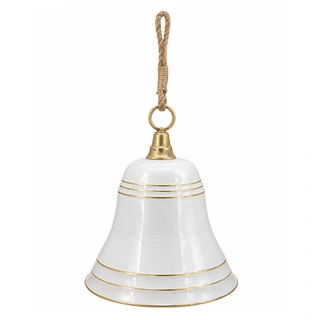 Kersthanger Christmas Bell Wit - 40x51,5 cm