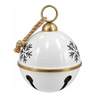 Kersthanger Snowbell Joy Wit - 52x65,5 cm