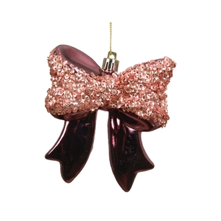 Kersthanger Strik Vintage Roze