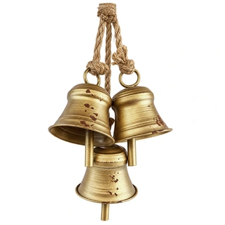 Kersthanger Tingle Bell Goud - 15x8x40 cm