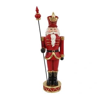 Countryfield Notenkraker Kerstman Rob L - Rood