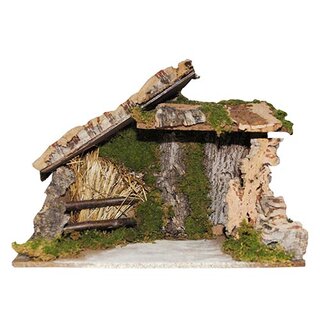 Kerststal - 43x20x29 cm