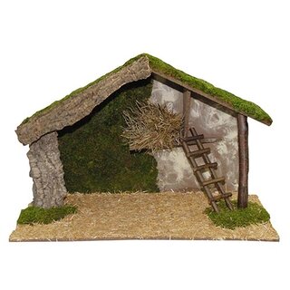 Kerststal - 78x36x48 cm