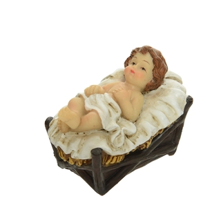 Kerststal Babyfiguur - 6x4x5,5 cm