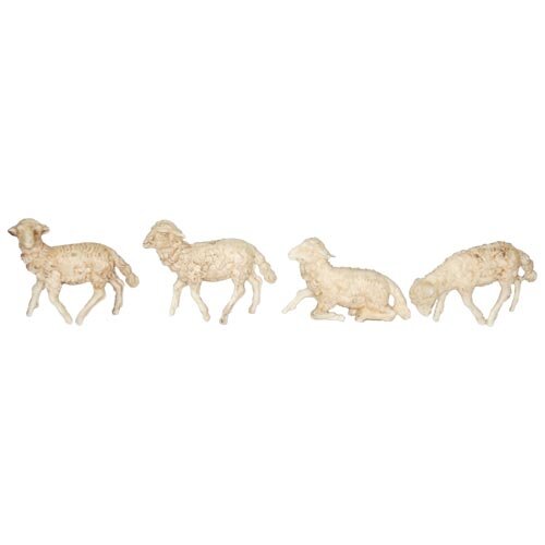 Kerststal Schapen 12 figuren - 6x5 cm