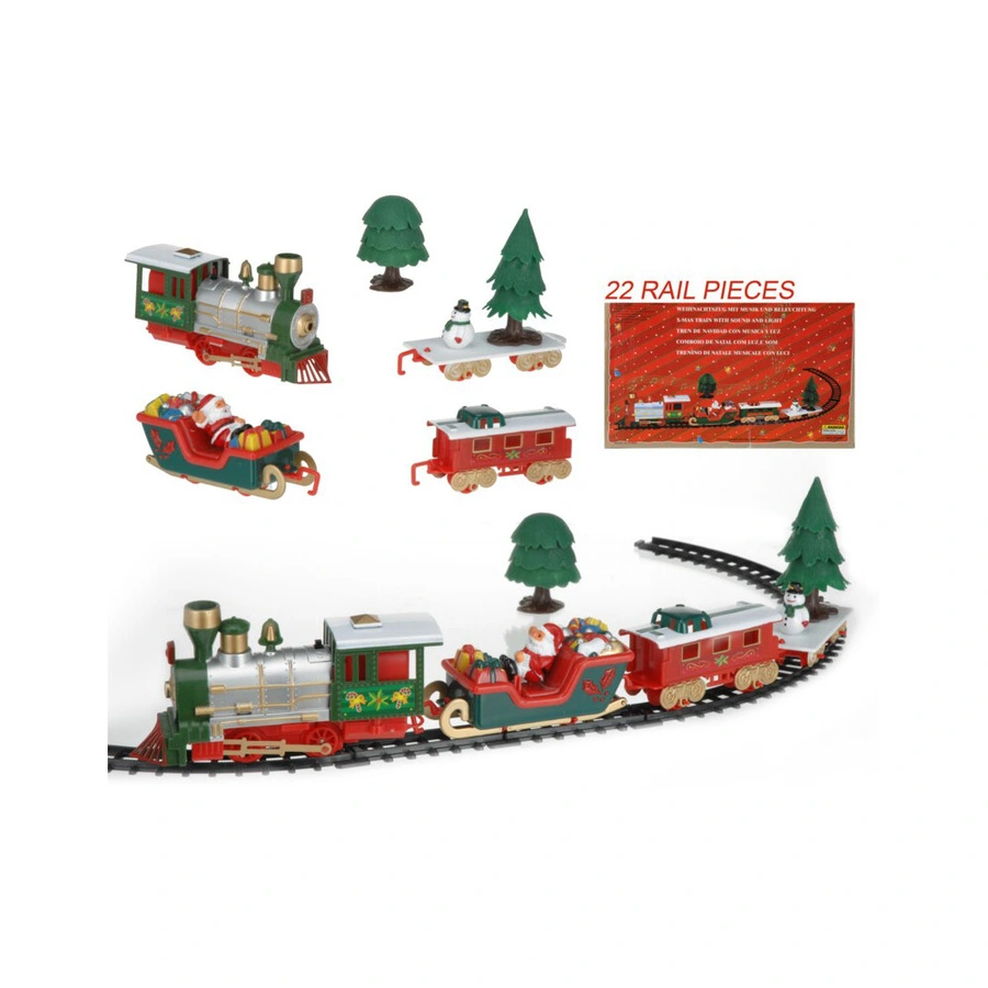 Kersttrein Set - 22-delig - afbeelding 2