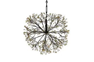 LED vuurwerk Bol Opollo Zwart - Ø40 cm