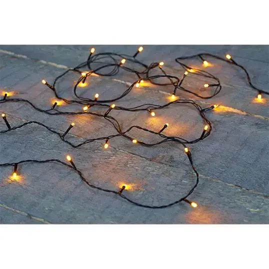 Kerstverlichting met timer 360 LED's - Zwart - afbeelding 2
