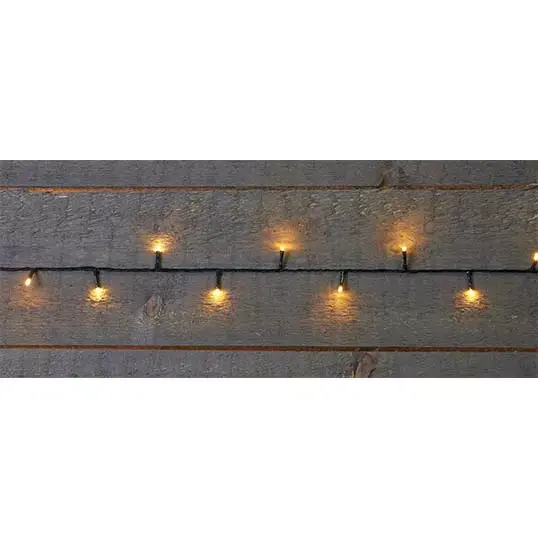 Kerstverlichting met timer 80 LED's - Zwart - afbeelding 3
