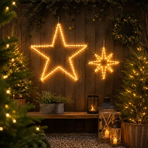 Kerstverlichting sterren