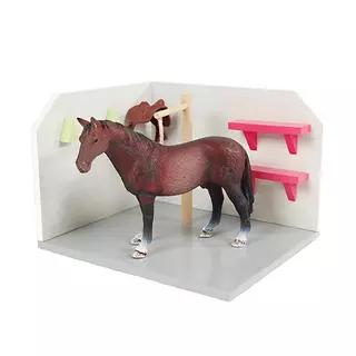 Kids Globe Paarden Wasbox - 1:24