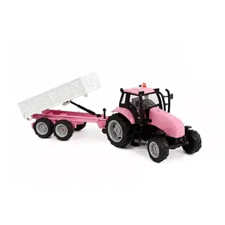 Kids Globe Tractor Met Aanhanger