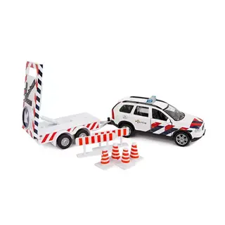 Kids Globe Politie Volvo XC90 Met Pijlwagen - 12 cm