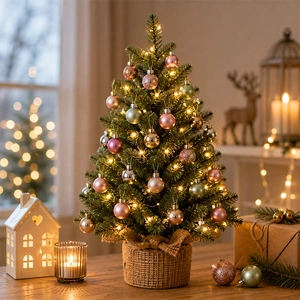 Kleine kunstkerstboom