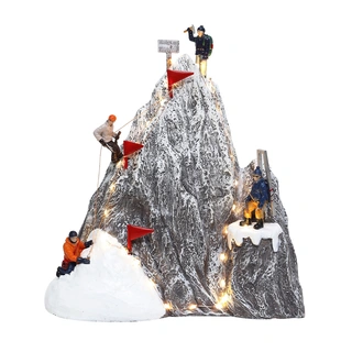 Santaville Bergbeklimmers op Bergtop LED