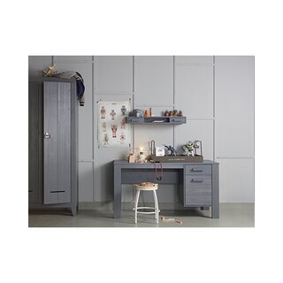 Woood Kluiskast Geborsteld Steel Grey [fsc] - afbeelding 7