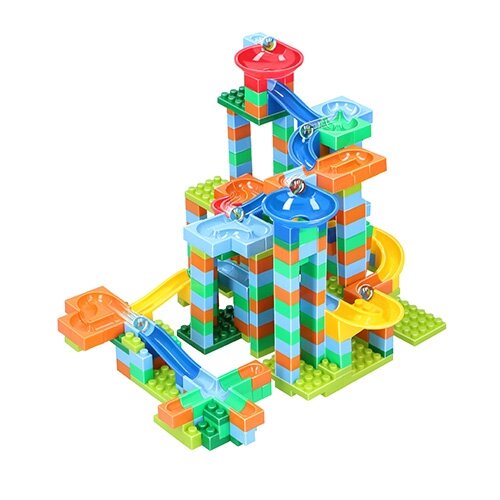 Eddy Toys Knikkerbaan - 388 delig - afbeelding 1