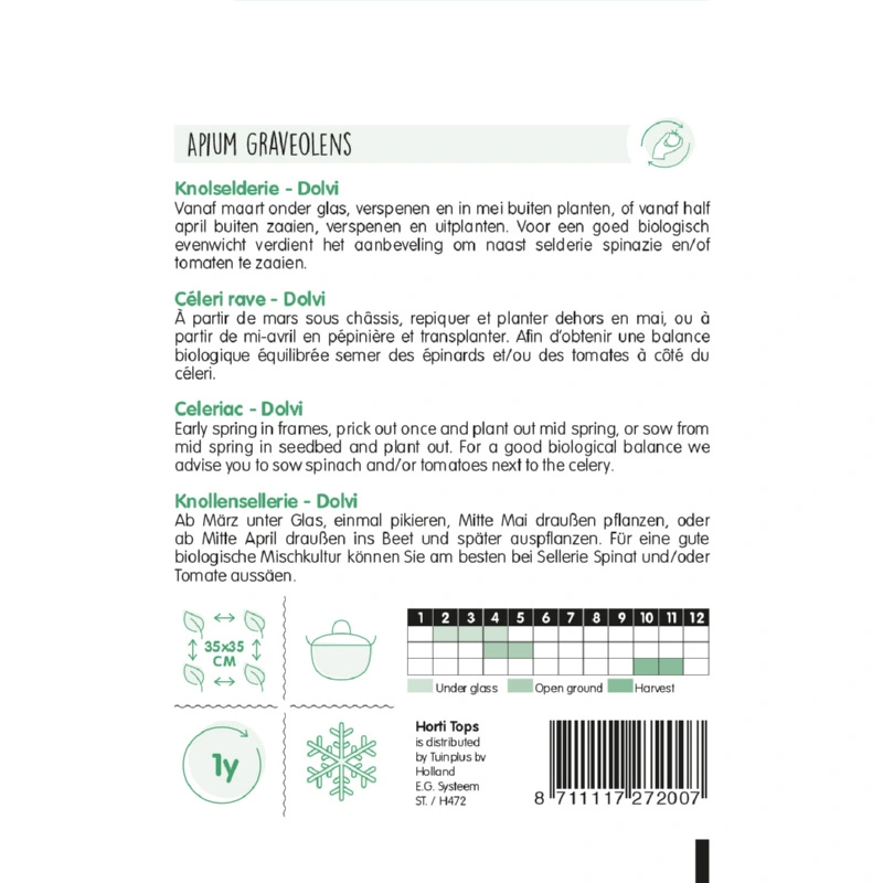 Horti Tops Knolselderij Dolvi - afbeelding 2