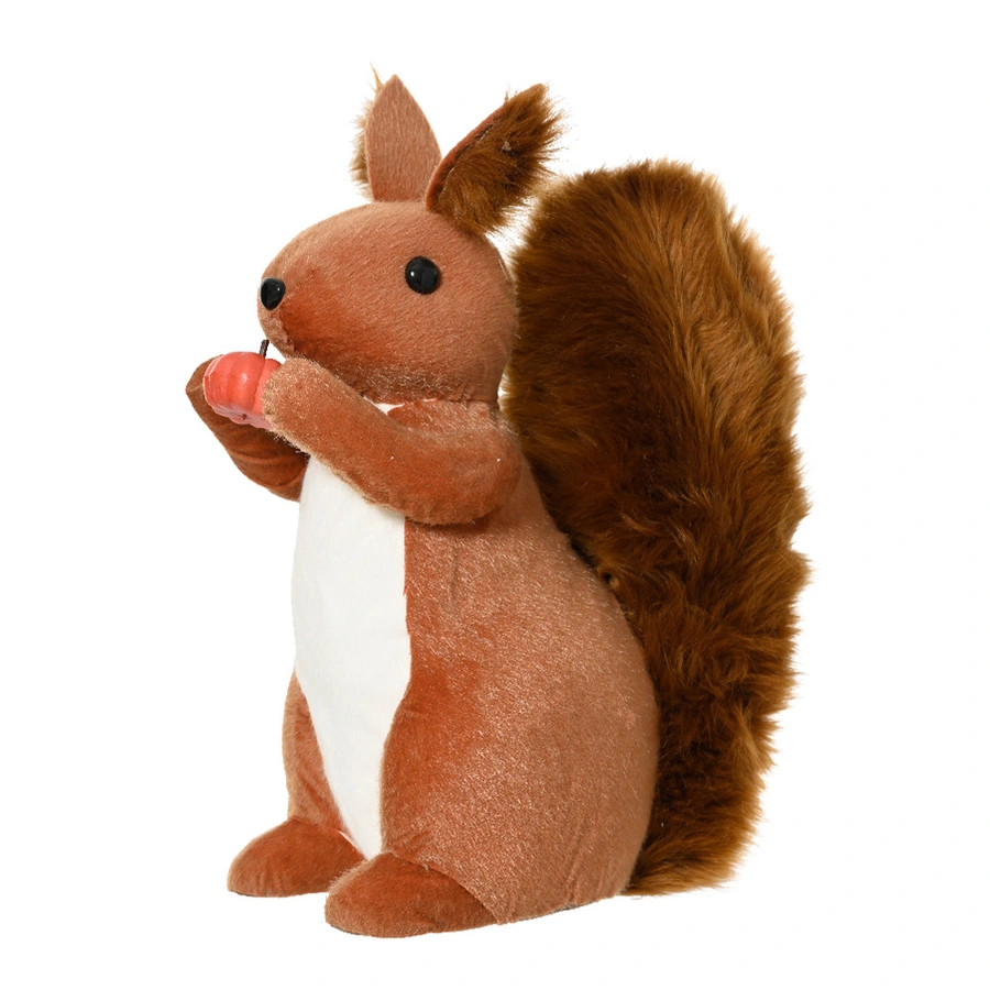 Knuffel Eekhoorn met Pompoen - 40 cm