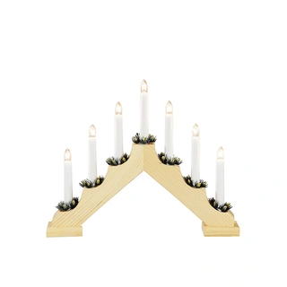 Konstsmide Kaarsenbrug Hout - 38x30 cm - afbeelding 2