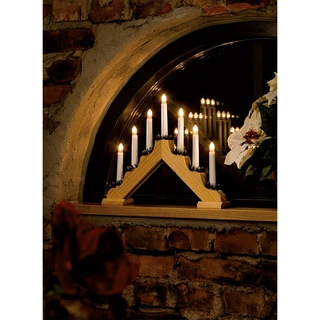 Konstsmide Kaarsenbrug Hout - 38x30 cm - afbeelding 3