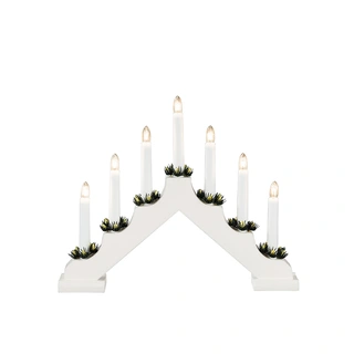 Konstsmide Kaarsenbrug Wit - 38x30 cm - afbeelding 2
