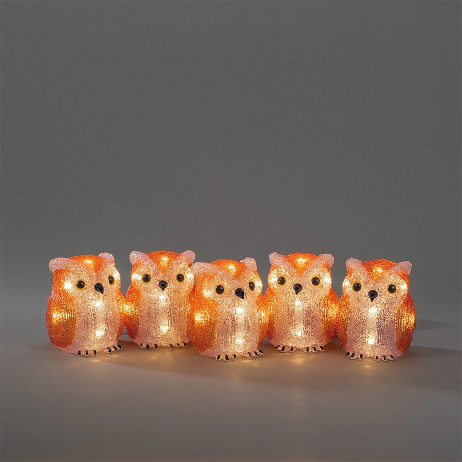 Konstsmide LED Uilen Set - 5 st. - afbeelding 2