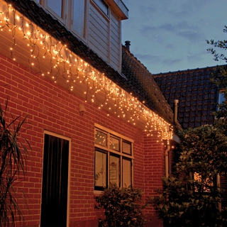 Koppelbare IJspegelverlichting 100 LED - Warm wit - afbeelding 3