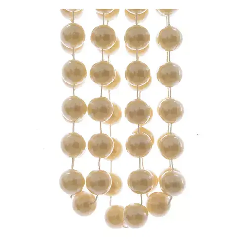 Kralenketting XXL - Crème