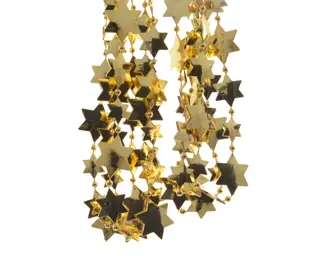 Kralenketting Ster - Licht Goud