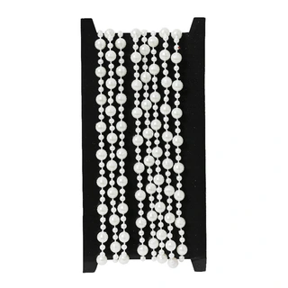 Kralenslinger Parel Wit - 270 cm