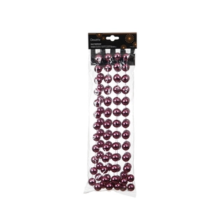Kralenketting Donkerroze - 270 cm - afbeelding 2