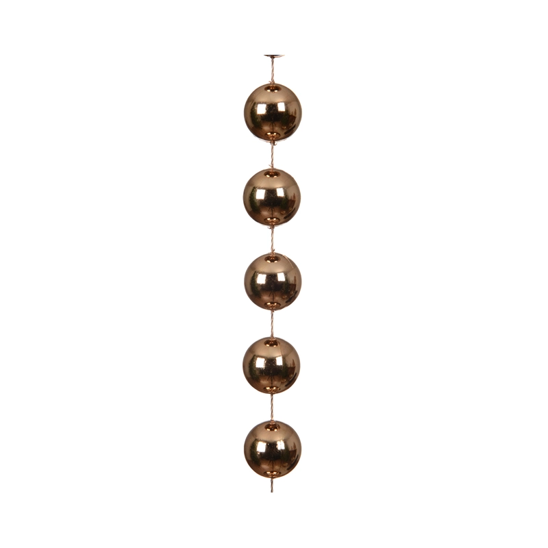 Kralenketting Karamelbruin - 270 cm - afbeelding 1