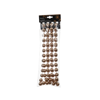 Kralenketting Karamelbruin - 270 cm - afbeelding 2