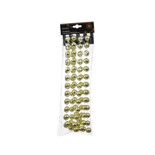 Kralenketting Warm Pistache - 270 cm - afbeelding 2