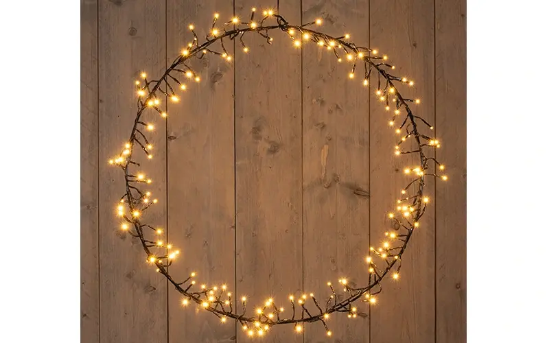 Krans Clusterverlichting Klassiek Warm - Ø36 cm - afbeelding 1