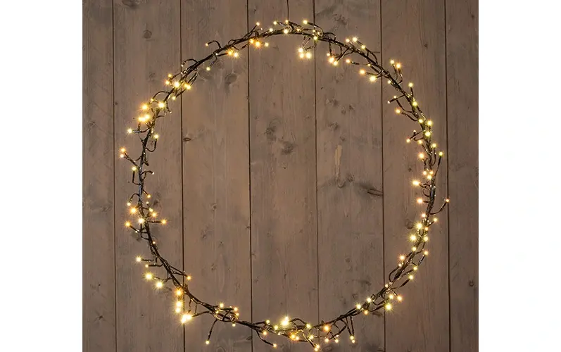 Krans Clusterverlichting Warm/Warm wit - Ø50 cm