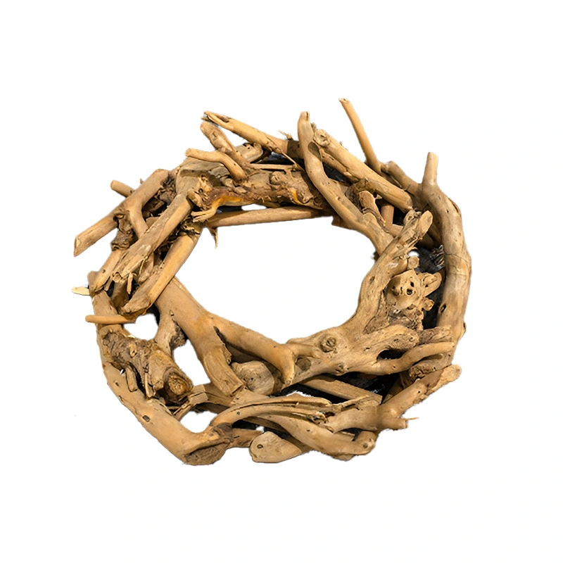 Krans Drijfhout Naturel - Ø30 cm