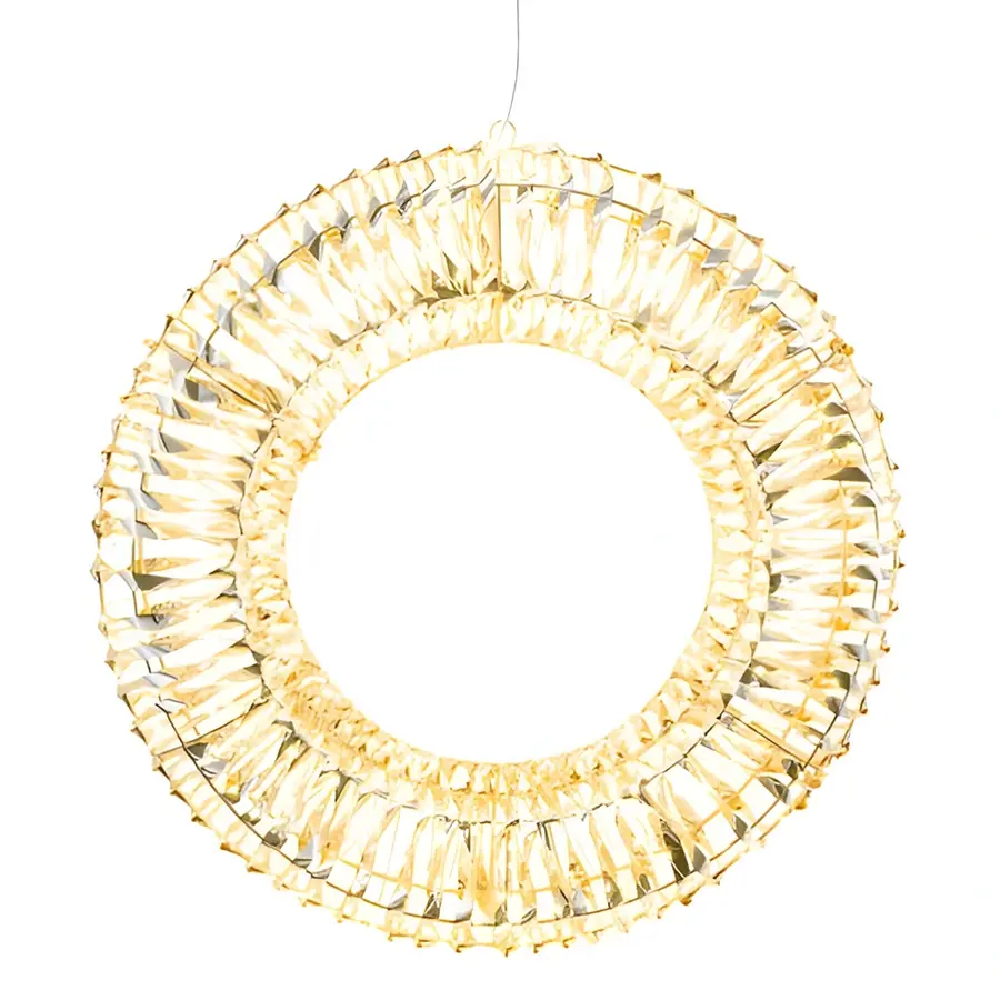 Gehlmann Verlichte Kerstkrans Goud - 480 LED