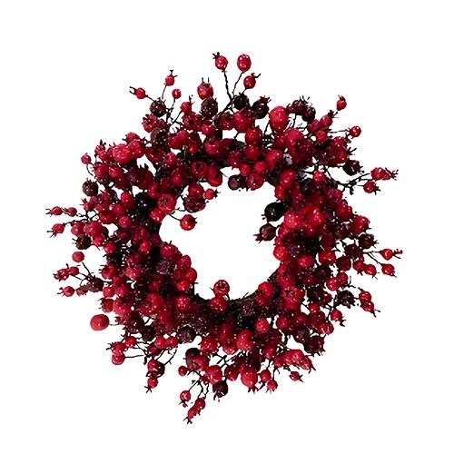 Kunst Kerstkrans Kersen S - Ø40 cm