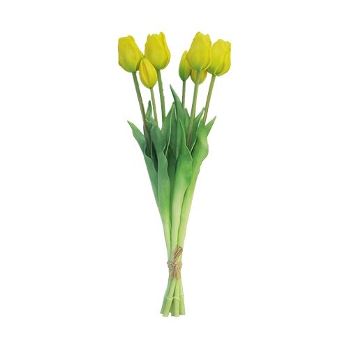 Kunst Classic Tulip  7 st. Geel - 47 cm