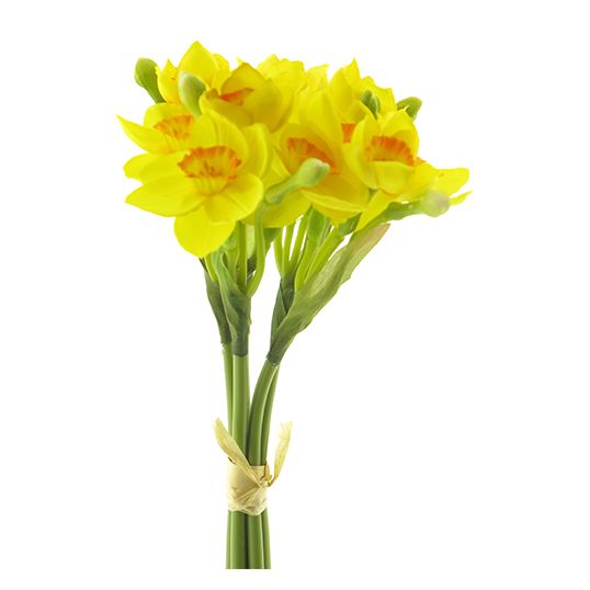Kunst Daffodil bundle x5 yellow/orange - 32 cm