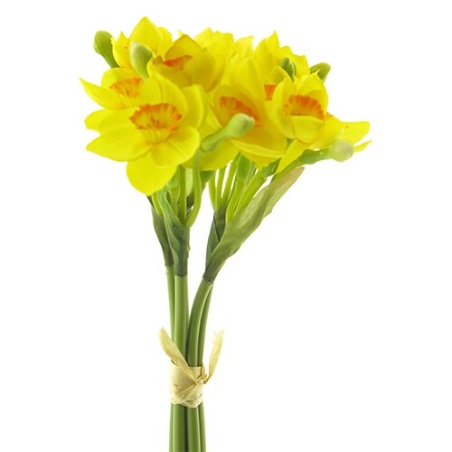 Kunst Daffodil bundle x5 yellow/orange - 32 cm
